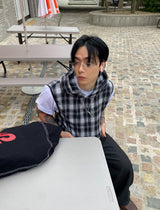 No.1263 Dチェックフードベスト