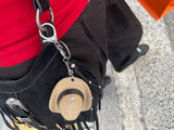 Cowboy Star Tassle Keychain
