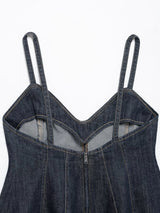 Arina Denim Flare Blouse 231330673