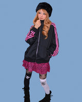 pinkie track jersey zip-up (3color)