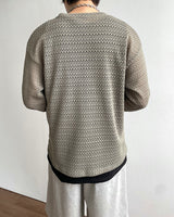 KAIN Patch Punched Long Sleeve Tee