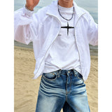 [S/S] See through wide jacket (3color)