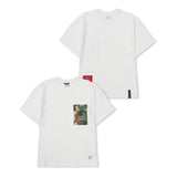 カモフラージュポケットセミオーバーサイズTシャツ ホワイト