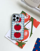  [MADE]トマトソーダ シルバーエポキシ MagSafe iPhoneケース