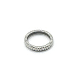 Stripe silver Ring