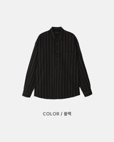 Linear Stripe Over Shirt