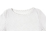 ツナ半袖レイヤードドットTシャツセット