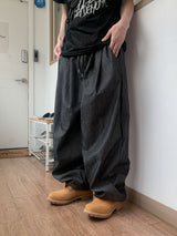 Jean Balloon Double Pintuck Denim