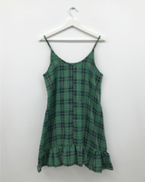 Tartan frill check dress (2color)