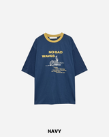 ウェーブプリントTシャツ