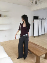 Mood Pintuck Slacks