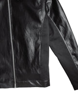EX LEATHER JACKET BLACK