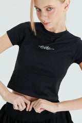 EVIE ベイビーTシャツ ブラック
