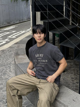 アーミーピグメントダイング半袖Tシャツ