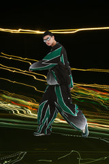 FUTURE SPORTY SUPER WIDE JOGGER PANTS BLACK