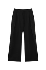 A-Line Pleated Wide Leg Trousers