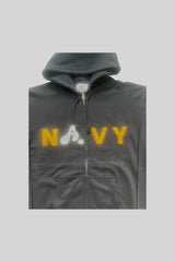 N"A"VY ジップアップフーディー