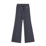 Noel Star Pattern Wide Pants