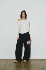 rd check pants (black)