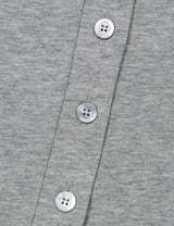 プラケット リブド ティーシャツ(GREY)
