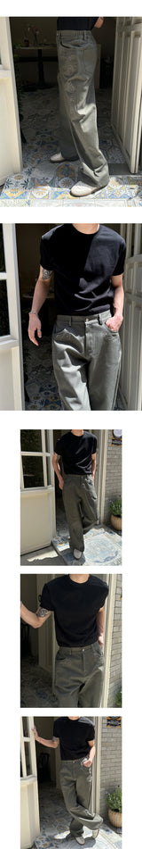 【PROMOTION】【MUSCLE FIT】クールベーシックマッスルハーフTシャツ(12color)