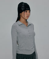 TATTOOED GRAPHIC BEANIE_BLACK