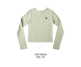 ステッチラウンドロングスリーブTシャツ