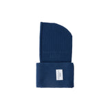24FW BASIC LOGO JACQUARD MUFFLER BALACLAVA NAVY