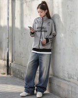 (UNISEX)ベロアトラックジャージジャケット