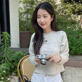 ステッチラインクロップTシャツ