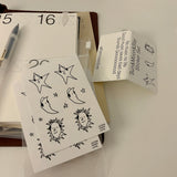 サン&ムーン&スター ステッカーセット (2EA)