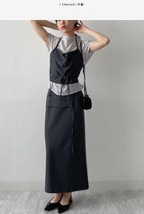 Margie Strap Long Skirt