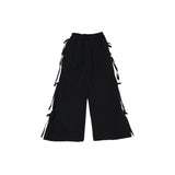 side ribbon sweat pants