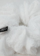 Lace Flower Scrunchie_White