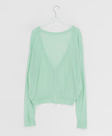 Enoch Summer See-Through Deep V-Neck Cardigan