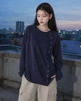(UNISEX)フル ボタン ロングスリーブ