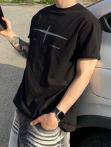 ライジングレタリング半袖Tシャツ 3C