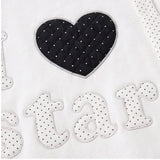 Arielle Heart Star Off-Shoulder Sweatshirt