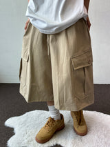 Mighty Hip Patch Cargo Bermuda Shorts 3color