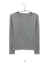 ベオスリムカラーベーシック長袖Tシャツ（5c）
