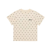Dot Logo Tee Beige