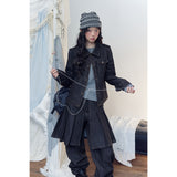 Raw Denim Fitted Work Jacket
