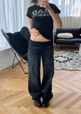 ZEBRA BLACK JEANS (S-L)