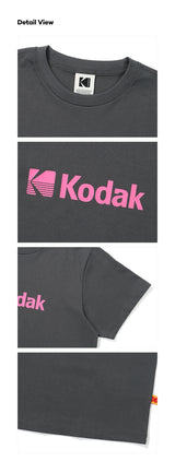 (WOMAN) ビッグロゴ半袖Tシャツ【CHARCOAL】
