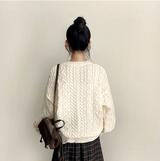Sewing Dotom Balloon Fit Round Knit