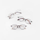 Knouun Square titanium glasses CODE. 103. C Black