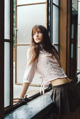Pond lace blouse - pink