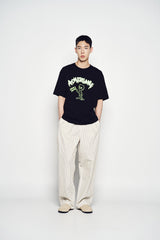 25SS フローエイリアンショートスリーブTシャツ ブラック