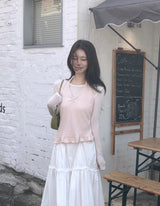 アイレットフリルホルターネックスリーブレス (5color)