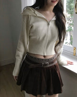 jade slender hood zip-up NT